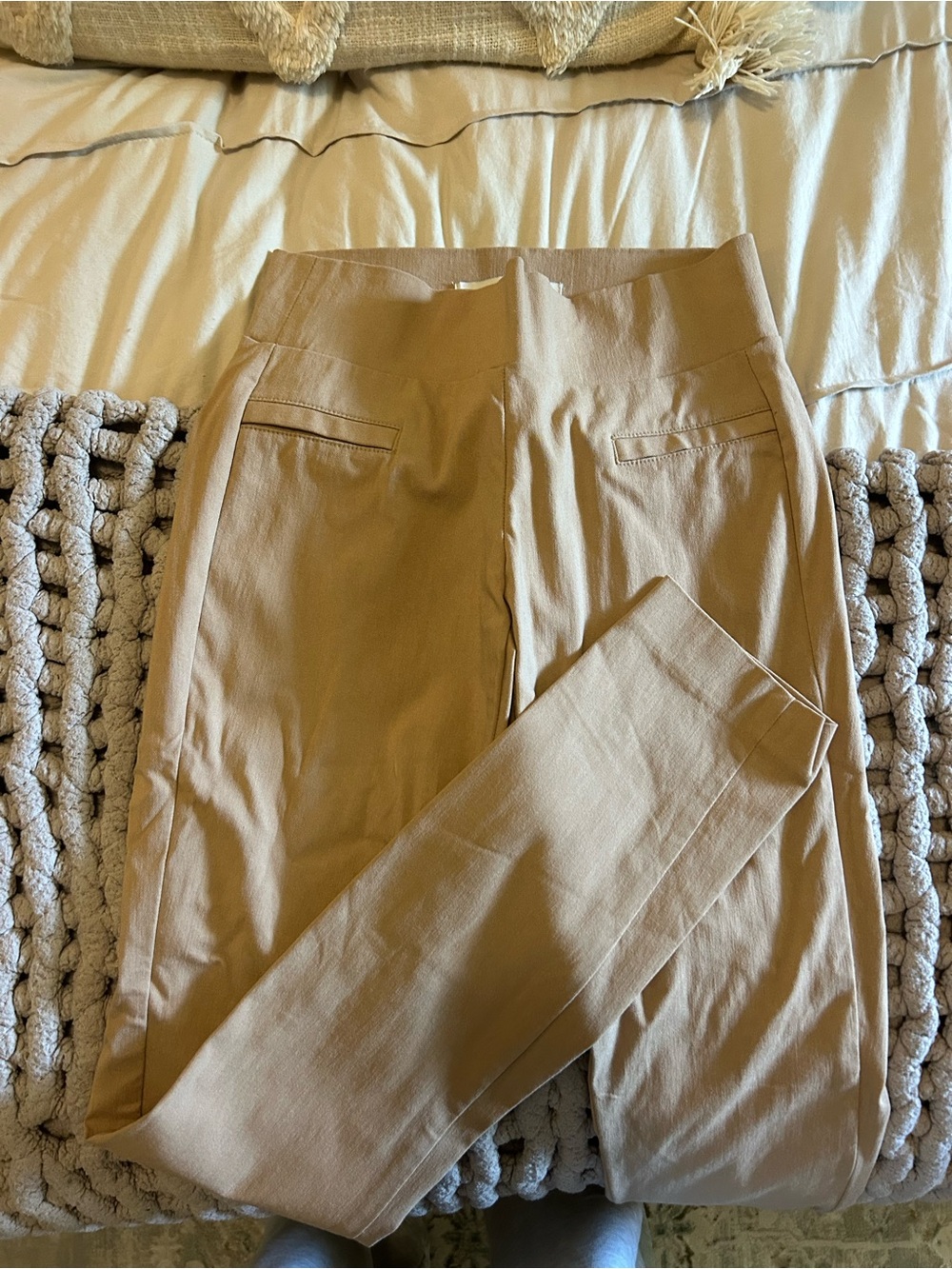 Women’s  Slim Stretch Dress Pants - Tan